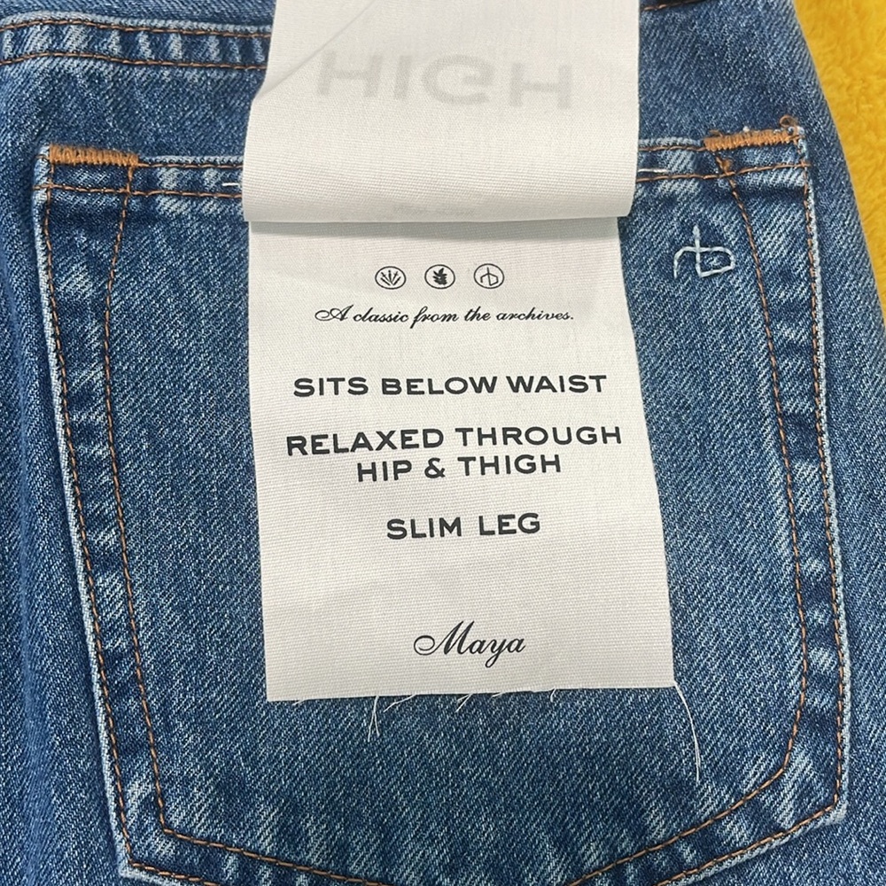 rag & bone Maya High Rise Ankle Slim Jean - Picture 6 of 9